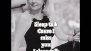 Betsy Brye  Sleep walk Lyrics [upl. by Heiskell]