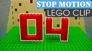 100 SECONDS LEGO Countdown Stop Motion Clip [upl. by Natty]