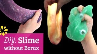 DIY Slime without Borax  Liquid Starch Recipe  Sea Lemon [upl. by Fermin145]