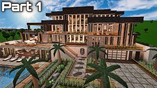 Bloxburg Mansion Building Tutorials [upl. by Fenelia]