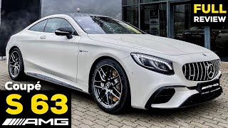 2020 MERCEDES AMG S63 Coupé V8 NEW FULL InDepth Review BRUTAL Sound S Class Interior Exterior [upl. by Schuh]