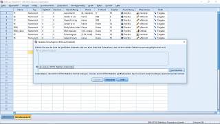 SPSS Zusammenführen von Datensets [upl. by Anaugal270]