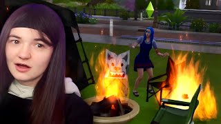 I Tried Camping In The Sims [upl. by Friedrich]