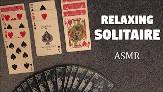 ASMR Relaxing SOLITAIRE [upl. by Acinimod]