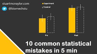 Ten Statistical Mistakes in 5 Min [upl. by Pomfrey]