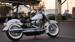 2020 HarleyDavidson Softail Deluxe FLDE Test Ride and Review [upl. by Meingoldas]