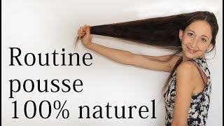 Ma routine spécial REPOUSSE cheveux 100 naturelle et bio [upl. by Annij]