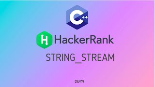 10 StringStream  Hackerrank C Solutions [upl. by Ahsekyt717]