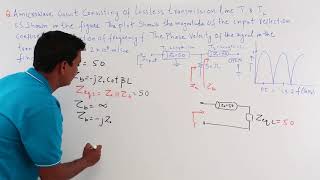 Transmission Line Numerical Example 1 [upl. by Maxma]