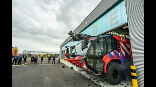 Opening nieuwe brandweerkazerne luchthaven Rotterdam The Hague Airport [upl. by Brandenburg356]