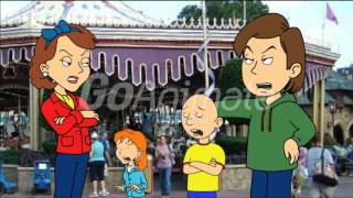 caillou turns disney world into deadsny worlddefenestrated [upl. by Grosz]