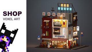 MagicaVoxel  Shop  Voxel art [upl. by Syman419]