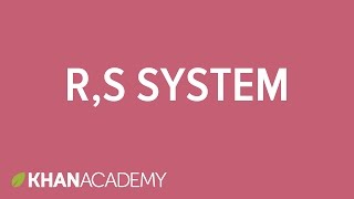 RS system  Stereochemistry  Organic chemistry  Khan Academy [upl. by Der]