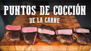 ¿Cuáles son los puntos de Cocción de la Carne  Slucook [upl. by Enirrok]