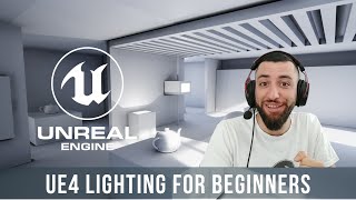 Unreal Engine Lighting Tutorial  Global Illumination amp CPU Lightmass [upl. by Arlana]