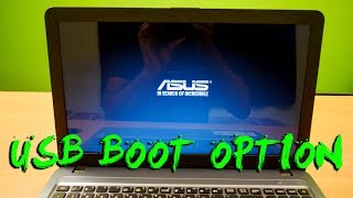 How to install Windows 10 on Asus X540 Laptop  Enable USB Boot in Bios Settings [upl. by Sackman]