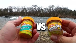 PowerBait Trout Dough or Power Eggs which Trout Bait Works Better [upl. by Oidivo66]