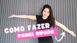 COMO FAZER PAINEL RIPADO [upl. by Acnalb]