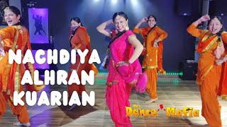 Nachdian Alrhaah Kuarian  Diljit Dosanjh  Punjabi Dance  Group Dance for Girls  The Dance Mafia [upl. by Adiaj]