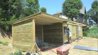 Building horse stables  time lapse [upl. by Reese]