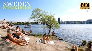 Stockholm  SUMMER  Juni  Sweden  Södermalm  4K [upl. by Amol]