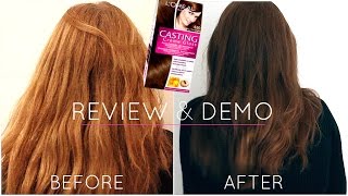 LOréal Casting Creme Gloss DEMO  REVIEW [upl. by Anahgem]