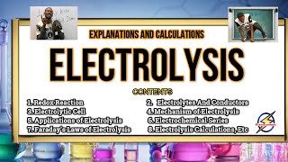 Electrolysis And Faraday’s Laws Explanations amp Calculations [upl. by Yenattirb]