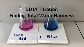 Total Water Hardness using EDTA Titration [upl. by Darraj]