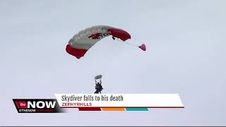 Skydiver falls to his death [upl. by Carnay]