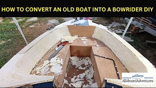 Boat conversion into Bowrider [upl. by Trebma219]