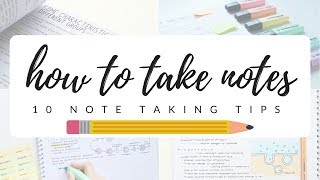 How to take efficient and neat notes  10 note taking tips  studytee [upl. by Inessa990]