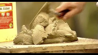 How to Lay Bricks Part 2 Mixing The Mortar [upl. by Auqinom]