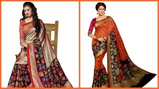 10 Amazing Bhagalpuri Silk Saree Designs [upl. by Tavie]