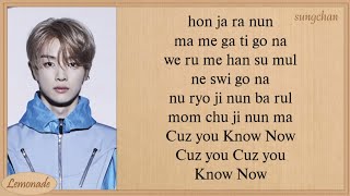 NCT U  Know Now Easy Lyrics [upl. by Rosalba512]