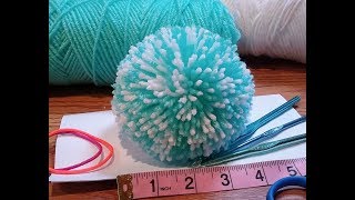 4inch pompom using folded paper [upl. by Favien]