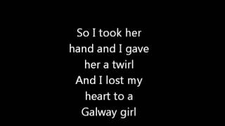 Steve Earle  The Galway Girl LYRICS VIDEO [upl. by Andonis]