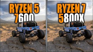 Ryzen 5 7600 vs 5800X Performance Showdown [upl. by Adnylam717]