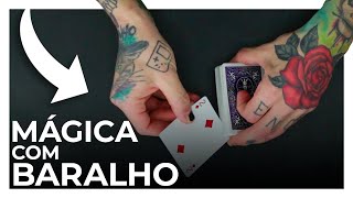 MÁGICA PROFISSIONAL com BARALHO  COMO FAZER  TUTORIAL [upl. by Nimrac]