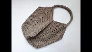 Torba TULIPAN Szydełkowa torba Jak zrobić  Bag Crochet bag How to make [upl. by Ainwat324]