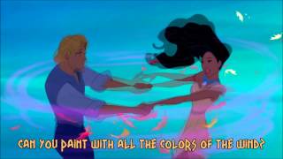 Pocahontas  Colors of the Wind  Lyrics [upl. by Yobybab154]