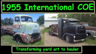 1955 International COE hauler [upl. by Teena]