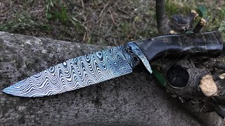 Knifemaking Hand Forging Damascus Knife [upl. by Montford5]