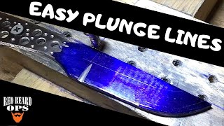 Plunge Lines and Bevels  The Easy Way [upl. by Skoorb]