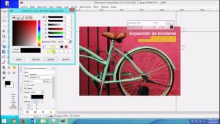 Cómo hacer un cartel en GIMP [upl. by Kramal]