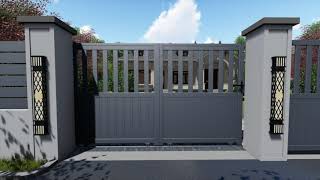 OOGarden  Portail aluminium coulissant BENDIGO [upl. by Naanac858]