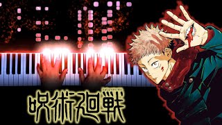 Jujutsu Kaisen OP  quotKaikai Kitanquot  Eve Piano [upl. by Annawd]