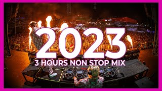 New Year Mix 2023  Best Mashups amp Remixes Of Popular Songs 2022 🎉  3 HOURS NON STOP DJ DANCE MIX [upl. by Aihsak]