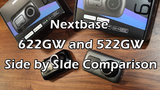 Nextbase 622GW  522GW Comparison [upl. by Ytnom]