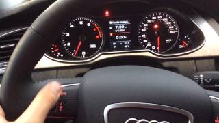 2014 Audi A4 Driver Display [upl. by Meurer]