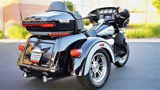 2019 HarleyDavidson TriGlide Ultra FLHTCUTG │ Review and Test Ride [upl. by Anett]